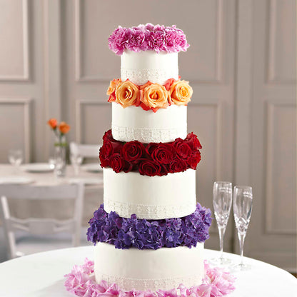 Infinite Love Cake Décor –  Reedley Flower Shop, Reedley CA