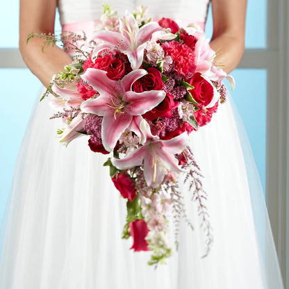Lily & Rose Bouquet –  Reedley Flower Shop, Reedley CA